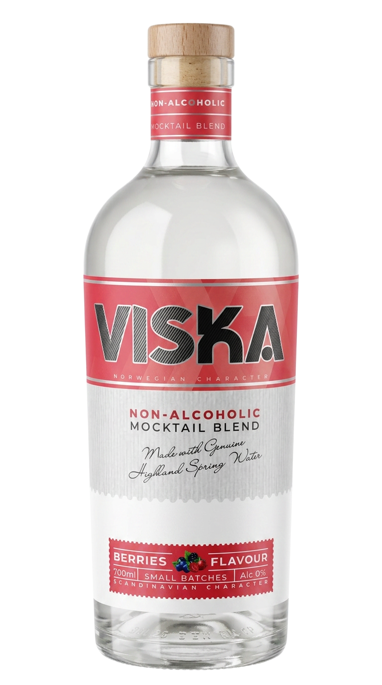 Viska Berries non-alcoholic cocktail