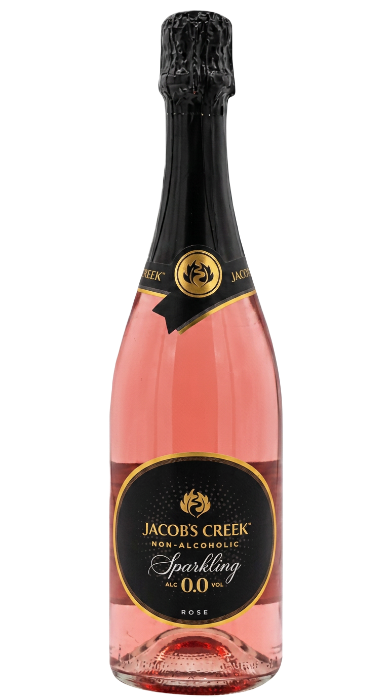 Jacob's Creek 0.0 sparkling rosé bottle