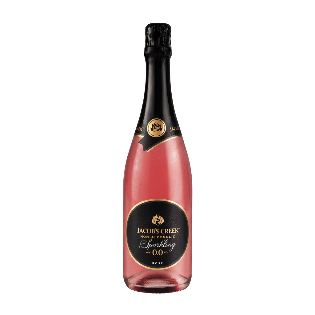 Jacob's Creek 0.0 sparkling rosé bottle